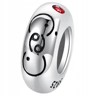 Bransoletki - Charms Zawieszka Charms Stoper Zodiak Rak Srebro 925 Charmsy Trusky - miniaturka - grafika 1