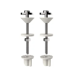 Zestaw akcesoriów do mocowania zbiornika WC kompakt 25 mm Equation - Stelaże i zestawy podtynkowe do WC - miniaturka - grafika 1