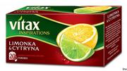 Herbata - Vitax HERBATA INSPIRATIONS LIMONKA&CYTRYNA 20 TOREBEK - miniaturka - grafika 1