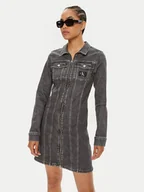 Sukienki - Calvin Klein Jeans Sukienka jeansowa J20J223667 Niebieski Regular Fit - miniaturka - grafika 1