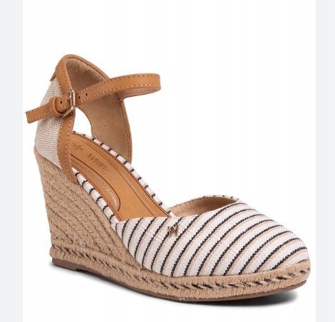 WRANGLER DAMSKIE ESPADRYLE NA KOTURNIE 40 ŻTE