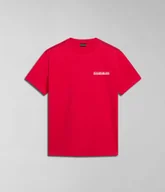 Koszulki męskie - t-shirt uomo napapijri s-gras np0a4hqn r25 red barberry - miniaturka - grafika 1