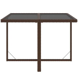 5-cz. zestaw mebli ogrodowych z poduszkami, polirattan, brązowy - Meble ogrodowe - miniaturka - grafika 8