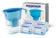 Dzbanki filtrujące - Dzbanek Filtrujący Aquaphor Time + 4 Wkłady Maxfor+ B100-25 - miniaturka - grafika 1