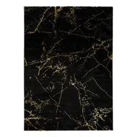 Dywany - Czarny dywan Universal Gold Marble, 80x150 cm - miniaturka - grafika 1