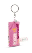 Plecaki - NICI 62108 breloczek do kluczy mini pluszowa poduszka Mama rockt 8 cm z dzwoneczkiem kolorowy towarzysz do plecaka lub torby, uchwyt na klucze dla małych i dużych 62108 - miniaturka - grafika 1
