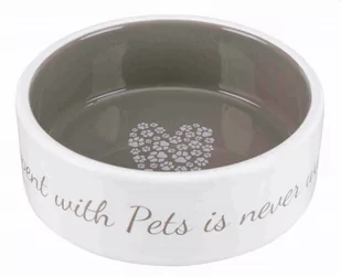 TRIXIE Miseczka porcelanowa Pet's Home gray XL - Miski dla kotów - miniaturka - grafika 1