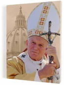 Ikony i obrazy sakralne - Św. Jan Paweł II, obraz na płótnie canvas - miniaturka - grafika 1