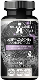 APOLLO'S HEGEMONY ASHWAGANDHA DIAMOND ŻEŃ SZEŃ INDYJSKI 100 TABLETEK - Suplementy naturalne - miniaturka - grafika 1