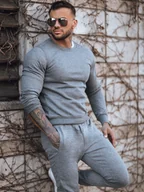 Dresy męskie - Dres męski antracytowy Dstreet AX0731-XXL - miniaturka - grafika 1