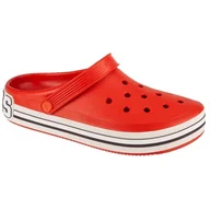 Klapki i japonki męskie - Chodaki Crocs Off Court Logo Clog 209651-625 czerwone - miniaturka - grafika 1