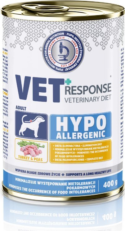 Vet Response Karma mokra dla psa VET RESPONSE HYPOALLERGENIC indyk 400 g