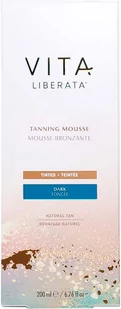 Vita Liberata Tinted Tanning Mousse With Pigment Pianka samoopalająca z pigmentem 200 ml (kolor dark) - Samoopalacze - miniaturka - grafika 2