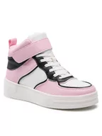 Sneakersy damskie - Jenny Fairy Sneakersy WS5806-01 Różowy - miniaturka - grafika 1