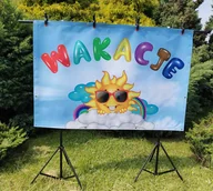 Pomoce naukowe - Wakacje- Baner do szkoły i przedszkola - miniaturka - grafika 1
