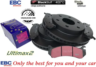 Przednie klocki Ultimax2 + tarcze hamulcowe EBC seria PREMIUM Chevrolet Tahoe 2000-2006 - Tarcze hamulcowe - miniaturka - grafika 1