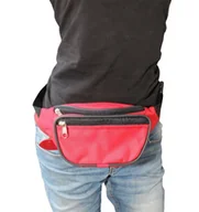 Nerki - Saszetka Na Pas Biodrówka Nerka CZERWONA MAGRE (PL) Materiał 25 x 12 x 10 [cm] - miniaturka - grafika 1