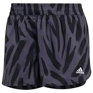 Spodenki damskie - adidas Damskie szorty damskie RI 3B AOP Shadow Navy/Black, rozmiar L 4" - miniaturka - grafika 1