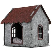 Legowiska dla kotów - LEGOWISKO POSŁANIE DOMEK BUDA BUDKA DLA PSA KOTA - miniaturka - grafika 1