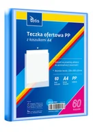 Koszulki na dokumenty - Teczka ofertowa PP 60 koszulek. A4 niebieska - miniaturka - grafika 1