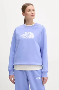 The North Face bluza Drew Peak damska kolor fioletowy z aplikacją NF0A89EF7UH1 - Bluzy damskie - miniaturka - grafika 1