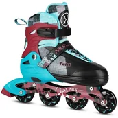 Rolki - Łyżworolki NILS EXTREME Twist NA13810 ( 35-38) Niebieski - miniaturka - grafika 1