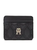 Etui na dokumenty i karty - Tommy Hilfiger Etui na karty kredytowe AW0AW16591 Czarny - miniaturka - grafika 1