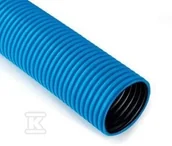 Kanały kablowe - Rura karbowana w kręgach średnica 75mm ORK 75/25 FLEX NIEBIESKA 450N - miniaturka - grafika 1