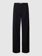 Spodnie damskie - Spodnie materiałowe z szerokimi nogawkami model ‘TINNI’ - miniaturka - grafika 1