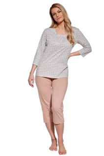 Piżamy damskie - Cornette 767/359 Nadia piżama damska plus size - grafika 1