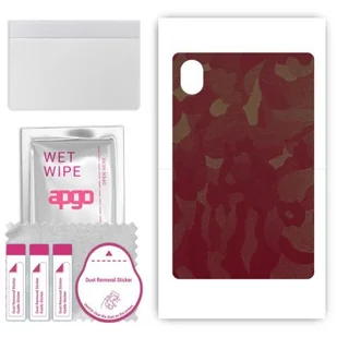 folia naklejka skórka strukturalna na TYŁ do Umidigi G1 Tab Mini - Moro Camo Bordowy - apgo SKINS - Akcesoria do tabletów i e-booków - miniaturka - grafika 1