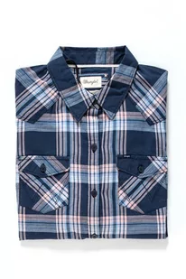 Wrangler, Koszula męska, L/S Western Shirt Navy W5045Lu35, rozmiar S - Koszule męskie - miniaturka - grafika 1