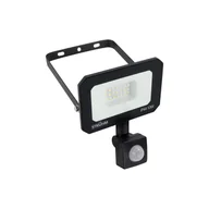 Lampy ogrodowe - Naświetlacz SMD LED z czujnikiem ruchu ASTON LED S 10W BLACK NW - miniaturka - grafika 1