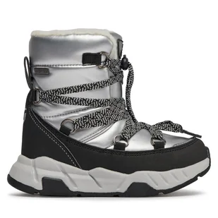 Śniegowce ZigZag Turriea Kids Boot WP Z234122 Szary - Buty dla dziewczynek - miniaturka - grafika 1