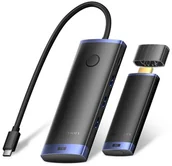 Inne akcesoria audio-wideo - Vention Bezprzewodowy transmiter HDMI 4K 30Hz + USB 3.2 + PD Power Suply czarny TPVBB - miniaturka - grafika 1