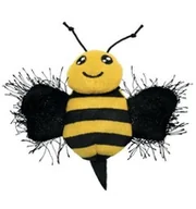 Zabawki dla kotów - KONG Cat Better Buzz Bee -szeleszcząca maskotka dla kota pszczoła z kocimiętką. - miniaturka - grafika 1