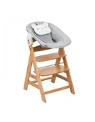 Leżaczki i huśtawki - Hauck Zestaw Krzesełko Z Leżaczkiem Alpha Nature Grey - miniaturka - grafika 1