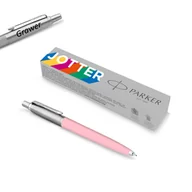 Zestawy piśmiennicze - Długopis Parker Jotter Originals różowy PINK z grawerem - miniaturka - grafika 1