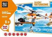 Klocki - BLOCKI Klocki Blocki Służby ratunkowe Śmigłowec 300 elementów - miniaturka - grafika 1