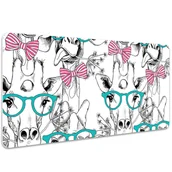 Podkładki na biurko - Mata ochronna na biurko Hipsterski motyw 100x50 cm - miniaturka - grafika 1