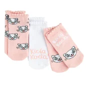 Skarpetki dla dzieci - Cool Club, Skarpetki dziewczęce, mix, Kicia Kocia, zestaw, 3 szt. - miniaturka - grafika 1