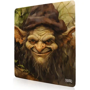 PODKŁADKA POD MYSZ GAMINGOWA Leśny Troll 30x30 TILT Wytrzymała Wodoodporna - Podkładki pod mysz - miniaturka - grafika 1