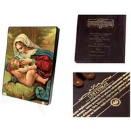 Ikony i obrazy sakralne - Naklejana ikona religijna Matka Boża Karmiąca - miniaturka - grafika 1