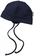 Czapki damskie - Sterntaler Dziewczęca czapka beanie z czapką przeciwsłoneczną, Niebieski (morski 300), Jeden rozmiar (Producent rozmiar: 43) - miniaturka - grafika 1