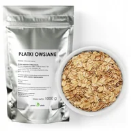 Płatki śniadaniowe i musli - Płatki Owsiane Naturalne Zdrowe Śniadanie 1Kg - miniaturka - grafika 1