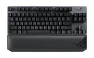 Klawiatury - ASUS ROG Strix Scope RX TKL Wireless Deluxe klawiatura USB + RF Wireless + Bluetooth AZERTY Francuski Czarny 90MP02J0-BKFA00 - miniaturka - grafika 1