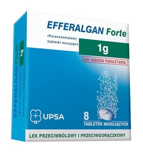 UPSA Efferalgan Forte 8 szt. - Przeziębienie i grypa - miniaturka - grafika 1
