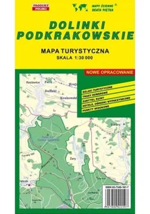 Dolinki podkrakowskie mapa turystyczna 1:30 000 - Wydawnictwo Kartograficzne - Atlasy i mapy - miniaturka - grafika 2