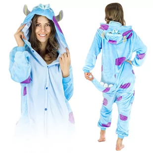 Sulley – Potwory I Spółka Kigurumi Onesie Dres Piżama Kombinezon L - Stroje karnawałowe - miniaturka - grafika 1