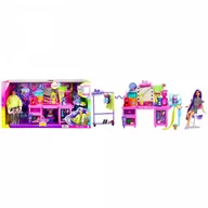 Lalki dla dziewczynek - Mattel Lalka Barbie Extra Toaletka Zestaw GYJ70 - miniaturka - grafika 1
